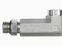 Brennan 3/4 Inch (in) Female Pipe Rigid x 3/4 Inch (in) Male Adjustable O-Ring Boss End Style 90 Degree Elbow (01472714)