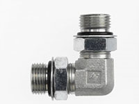 Brennan 1-1/4 Inch (in) Male Adjustable O-Ring Boss x 1-1/4 Inch (in) Male Adjustable O-Ring Boss End Style 90 Degree Elbow (02157842)