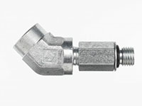 Brennan 1/4 Inch (in) Female O-Ring Boss x 1/4 Inch (in) Male O-Ring Boss End Style 45 Degree Elbow (07258397)
