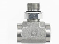Brennan 1/2 x 1/2 Inch (in) Female O-Ring Boss x 1/2 Inch (in) Male Adjustable O-Ring Boss End Style Tee (03518210)