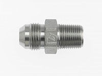 Brennan 1/2 Inch (in) Male Joint Industry Council (JIC) 37 Degree Flare x 1/4 Inch (in) Male British Standard Pipe Taper End Style Straight Adapter (02712348)