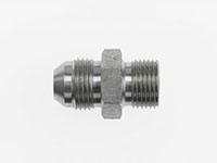 Brennan 1/2 Inch (in) Male Joint Industry Council (JIC) 37 Degree Flare x 12 Millimeter (mm) Male Metric End Style Straight Adapter (02090009)