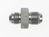 Brennan 1/4 Inch (in) Male Joint Industry Council (JIC) 37 Degree Flare x 1/4 Inch (in) Male Japanese Industrial Standard 30 Degree Flare End Style Straight Adapter (02479326)