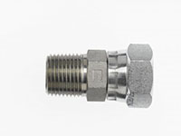 Brennan 3/8 Inch (in) Female British Standard Pipe Parallel Swivel x 3/8 Inch (in) Male Pipe Rigid End Style Straight Adapter (02479606)