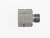 Brennan 1/2 Inch (in) Female Pipe Rigid End Style x 16 Millimeter (mm) Male Metric Steel End Style Straight Adapter (01658234)