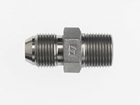 Brennan 1/4 Inch (in) Male Japanese Industrial Standard 30 Degree Flare x 1/4 Inch (in) Male British Standard Pipe Taper End Style Straight Adapter (02478799)