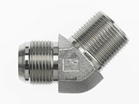 Brennan 1/2 Inch (in) Male Japanese Industrial Standard 30 Degree Flare x 1/2 Inch (in) Male British Standard Pipe Taper 45 Degree Elbow (05406530)