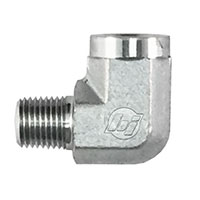 Brennan 1/4 Inch (in) Female British Standard Pipe Taper x 1/4 Inch (in) Male British Standard Pipe Taper 90 Degree Elbow (03270728)