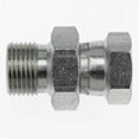 Brennan 1/2 Inch (in) Female British Standard Pipe Parallel Swivel x 1/2 Inch (in) Male British Standard Pipe Parallel End Style Straight Adapter (02479773)