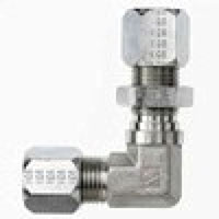 Brennan 1/2 x 1/2 Inch (in) Flareless Bite-Type End Style Bulkhead 90 Degree Elbow (03518221)