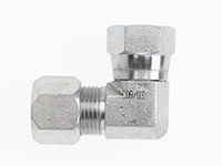Brennan 3/8 Inch (in) Compression x 3/8 Inch (in) Flareless Bite-Type Swivel End Style 90 Degree Compression Elbow (02186360)
