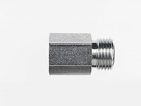 Brennan 1/4 Inch (in) Female Pipe Rigid x 1/4 Inch (in) Male Flat Face O-Ring End Style Straight Adapter (05176390)