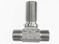 Brennan 1 x 1 x 1 Inch (in) Male Flat Face O-Ring End Style Tee (03518262)