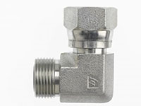 Brennan 1-1/4 Inch (in) Female Flat Face O-Ring x 1-1/4 Inch (in) Male Flat Face O-Ring End Style 90 Degree Elbow (00264875)