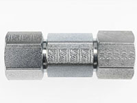 Brennan 3/8 Inch (in) Female Flat Face O-Ring Swivel x 3/8 Inch (in) Female Flat Face O-Ring Swivel End Style Straight Adapter (04380353)