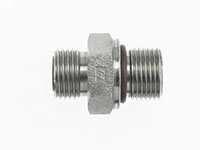 Brennan 1/2 Inch (in) Male Flat Face O-Ring x 14 Millimeter (mm) Male Metric End Style Straight Adapter (05825378)