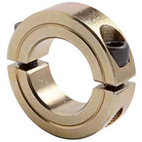 Climax Metal CR2C Series 1.2500 Inch (in) Inside Diameter Corrosion Resistant Two-Piece Steel Clamping Collar (02393082)