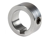 Climax Metal C-KW Series 1.0000 Inch (in) Inside Diameter Aluminum Set Screw Collar with Keyway (04004191)