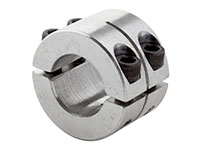 Climax Metal D2C Series 0.1250 Inch (in) Inside Diameter Aluminum Two-Piece Double Wide Clamping Collar (04004021)