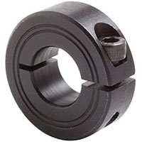 Climax Metal M1C Series 4.0000 Inch (in) Inside Diameter and 0.6875 Inch (in) Outside Diameter One-Piece Steel Clamping Collar (00244061)
