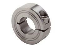 Climax Metal M1C Series 7 Millimeter (mm) Inside Diameter and 0.7500 Inch (in) Outside Diameter One-Piece Stainless Steel Clamping Collar (02758470)