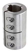 Climax Metal 24 Millimeter (mm) Outside Diameter Metric One-Piece Industry Standard Clamping Coupling with Keyway (06707941)