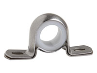 Climax Metal PBSS-UH Series Self-Aligning Ultra-High-Molecular-Weight Polyethylene (UHMW-PE) Bearings with Pressed Stainless Steel Housing