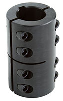 Climax Metal 2.6250 Inch (in) Outside Diameter Two-Piece Industry Standard Clamping Coupling with Keyway (06199883)