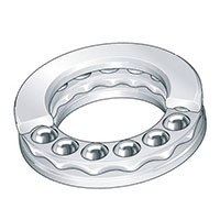 INA (Schaeffler) 2900 Series 25 Millimeter (mm) Bore Diameter Ball Thrust Bearing (00043665)