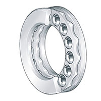 INA (Schaeffler) GT Series 2.2500 Inch (in) Bore Diameter Ball Thrust Bearing (00089354)