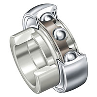 INA (Schaeffler) GRA..-NPP-B-AS2 Series 1.2500 Inch (in) Bore Diameter Ball Insert Bearing (00585497)