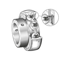 INA (Schaeffler) GAY..-NPP-B-AS2 Series 1.0000 Inch (in) Bore Diameter Ball Insert Bearing (00591213)