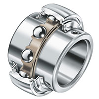INA (Schaeffler) GY..-KRR-B-AS2 Series 0.8750 Inch (in) Bore Diameter Ball Insert Bearing (00598377)