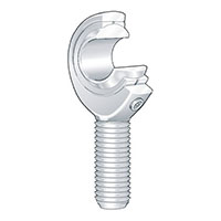 INA (Schaeffler) 32 Millimeter (mm) Ball Width Male Threaded Left Hand Rod End (02291039)