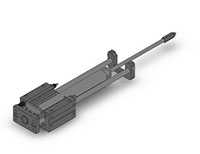 SMC® MGG Series 5.109 Kilogram (kg) Weight Guided Cylinder (10157709)