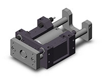 SMC® MGG Series 28.54 Kilogram (kg) Weight Guided Cylinder (10158296)