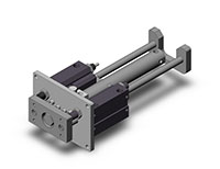 SMC® MGG Series 4.418 Kilogram (kg) Weight Guided Cylinder (10158372)