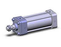SMC® 1.91 Kilogram (kg) Weight Tie-Rod Air Cylinder (03427467)