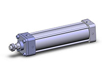 SMC® 2.37 Kilogram (kg) Weight Tie-Rod Air Cylinder (02765238)