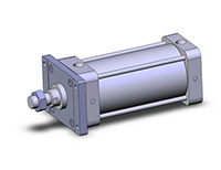 SMC® 6.74 Kilogram (kg) Weight Tie-Rod Air Cylinder (07278380)