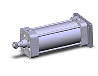 SMC® 6.98 Kilogram (kg) Weight Tie-Rod Air Cylinder (08021312)