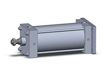 SMC® 17.971 Kilogram (kg) Weight Tie-Rod Air Cylinder (07456933)