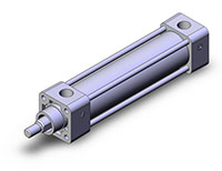 SMC® 1.15 Kilogram (kg) Weight Tie-Rod Air Cylinder (10239961)