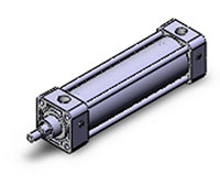 SMC® 1.72 Kilogram (kg) Weight Tie-Rod Air Cylinder (05180026)