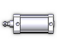 SMC® 4.74 Kilogram (kg) Weight Tie-Rod Air Cylinder (10241040)