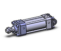 SMC® 1.79 Kilogram (kg) Weight Tie-Rod Air Cylinder (02931342)