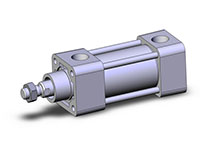 SMC® 0.8 Kilogram (kg) Weight Tie-Rod Air Cylinder (10243950)