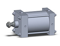 SMC® 11.546 Kilogram (kg) Weight Tie-Rod Air Cylinder (10247747)