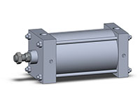 SMC® 12.642 Kilogram (kg) Weight Tie-Rod Air Cylinder (10247764)