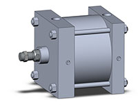 SMC® 17.683 Kilogram (kg) Weight Tie-Rod Air Cylinder (10247842)